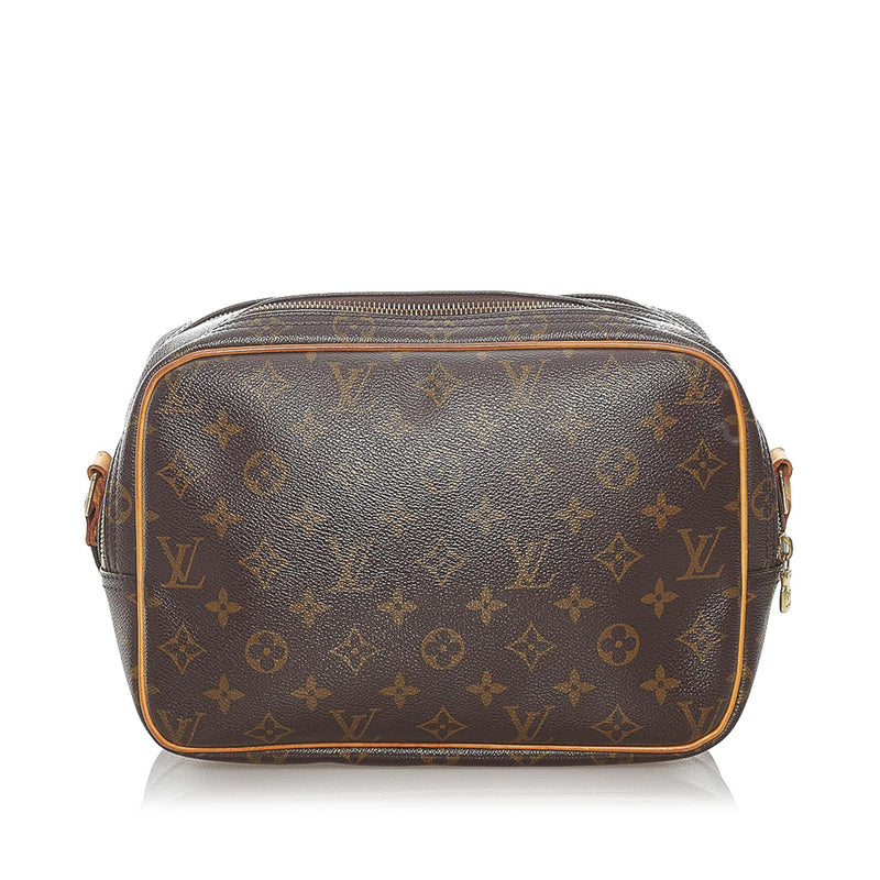 Louis Vuitton Vintage Monogram Reporter PM - Brown Crossbody Bags