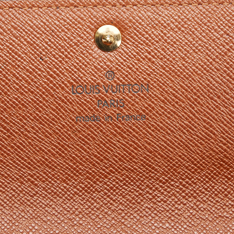 Louis Vuitton Monogram Sarah Long Wallet (SHG-37442) – LuxeDH