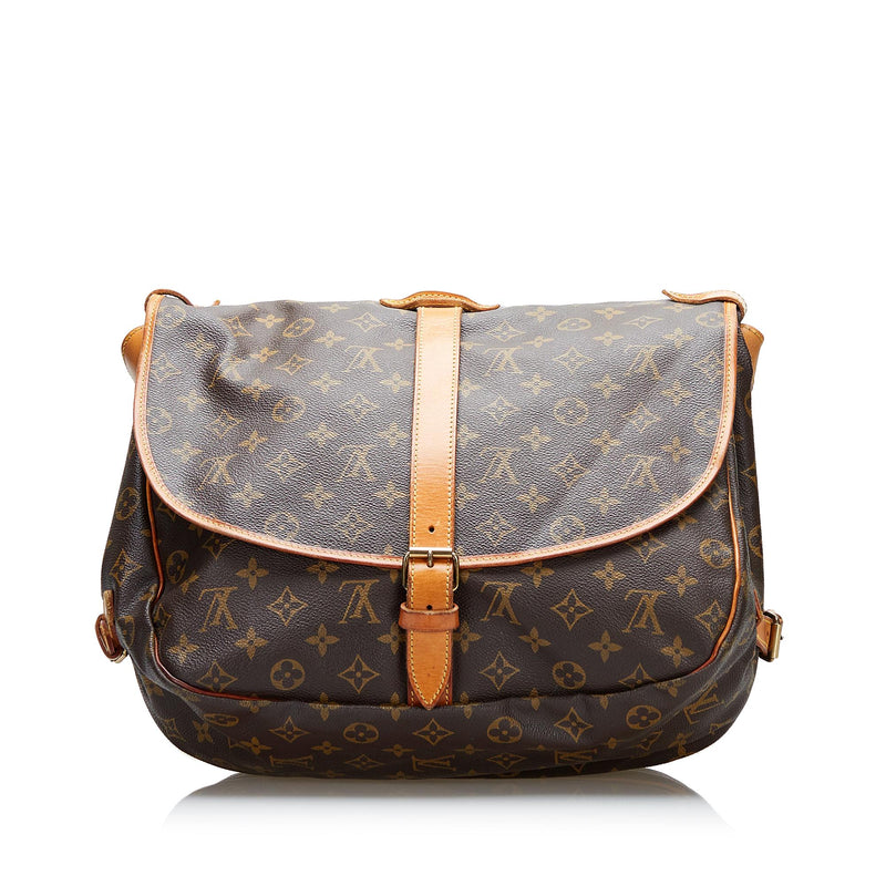 Louis Vuitton, Bags, Authentic Louis Vuitton Monogram Saumur 35 Shoulder  Crossbody Bag