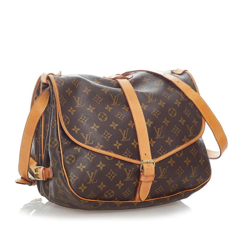 Louis Vuitton Monogram Saumur 35 (SHG-34335) – LuxeDH