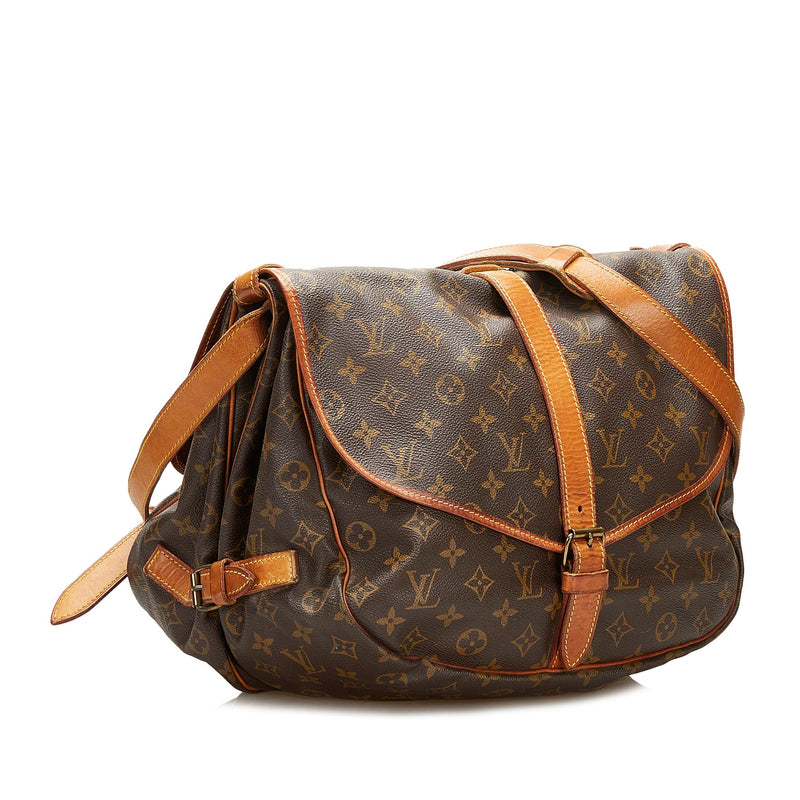Louis Vuitton Monogram Saumur 35 Crossbody Shoulder Bag AR0940