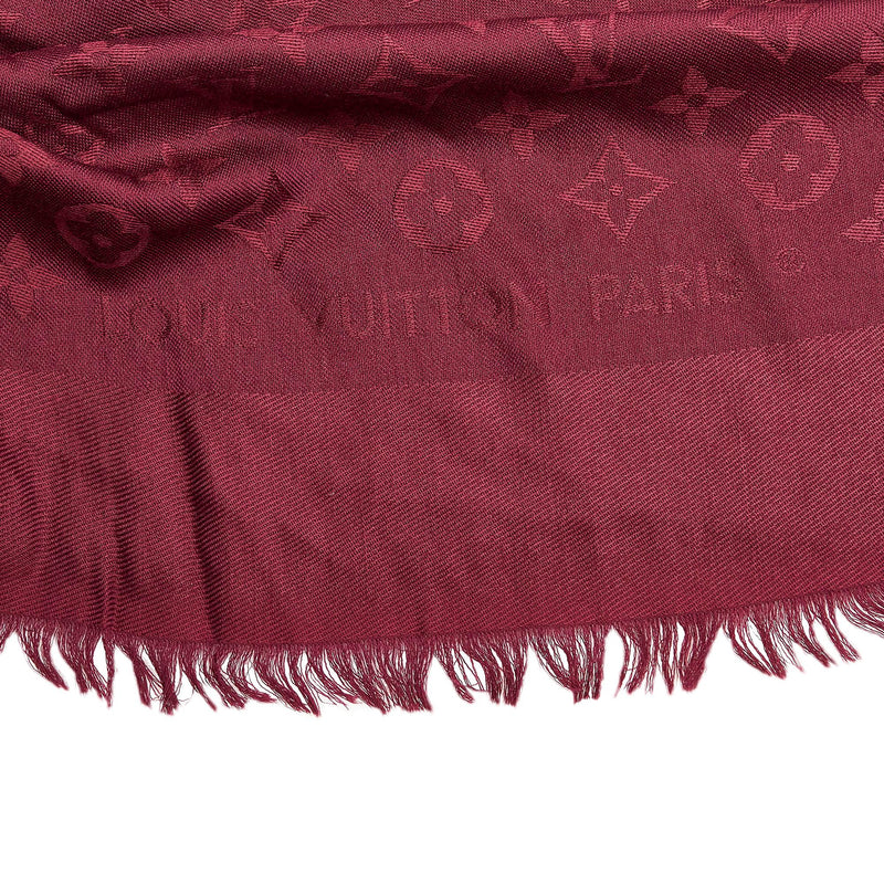 Louis Vuitton - Authenticated Scarf - Silk Red For Woman, Very Good condition
