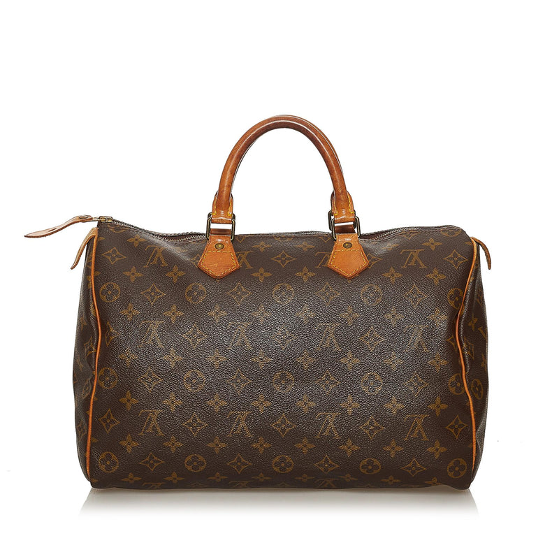 Louis Vuitton Vintage Monogram Canvas Speedy 30 Satchel (SHF-nvsklM)