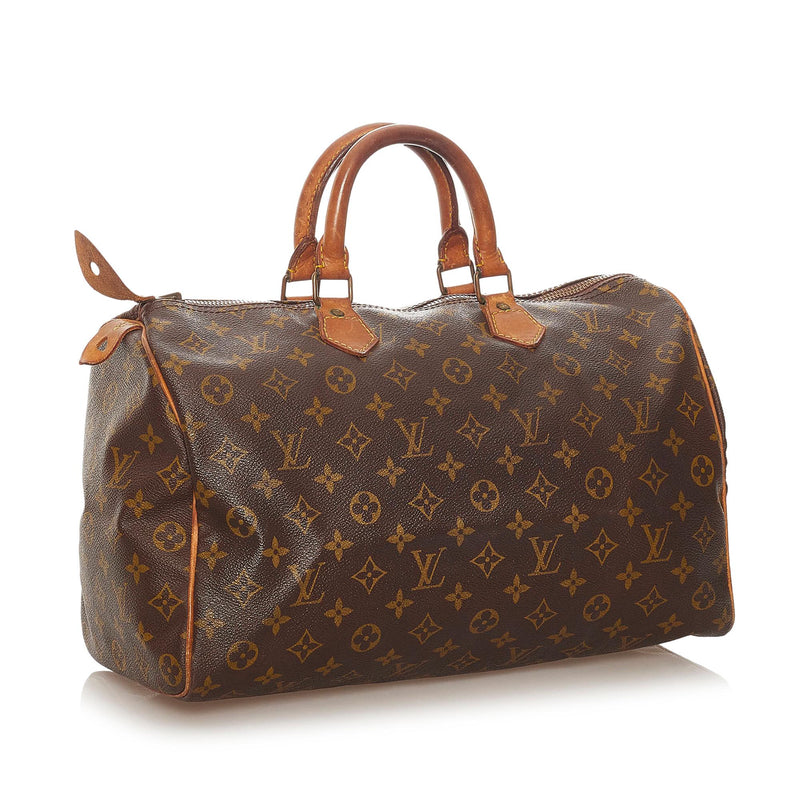 Louis Vuitton Monogram Speedy 35 (SHG-28095)