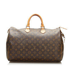 Louis Vuitton Speedy 40 Monogram Handbag.