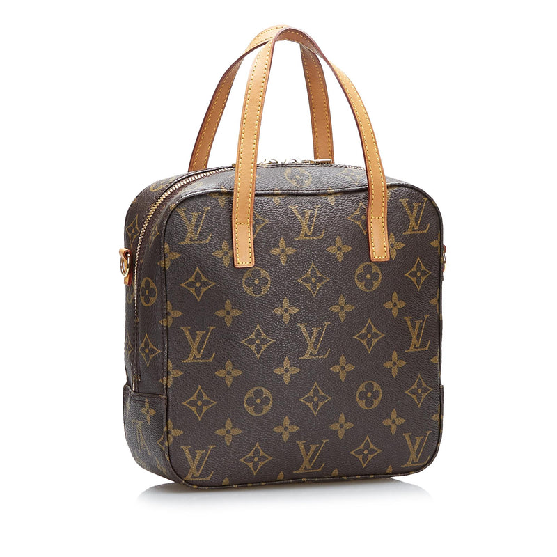 Louis Vuitton Spontini Handbag Damier Brown