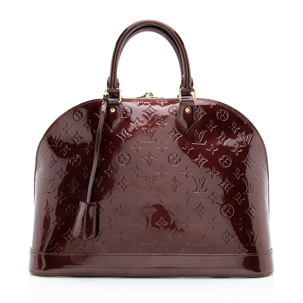 Louis Vuitton Monogram Vernis Alma GM Satchel (SHF-18916) – LuxeDH