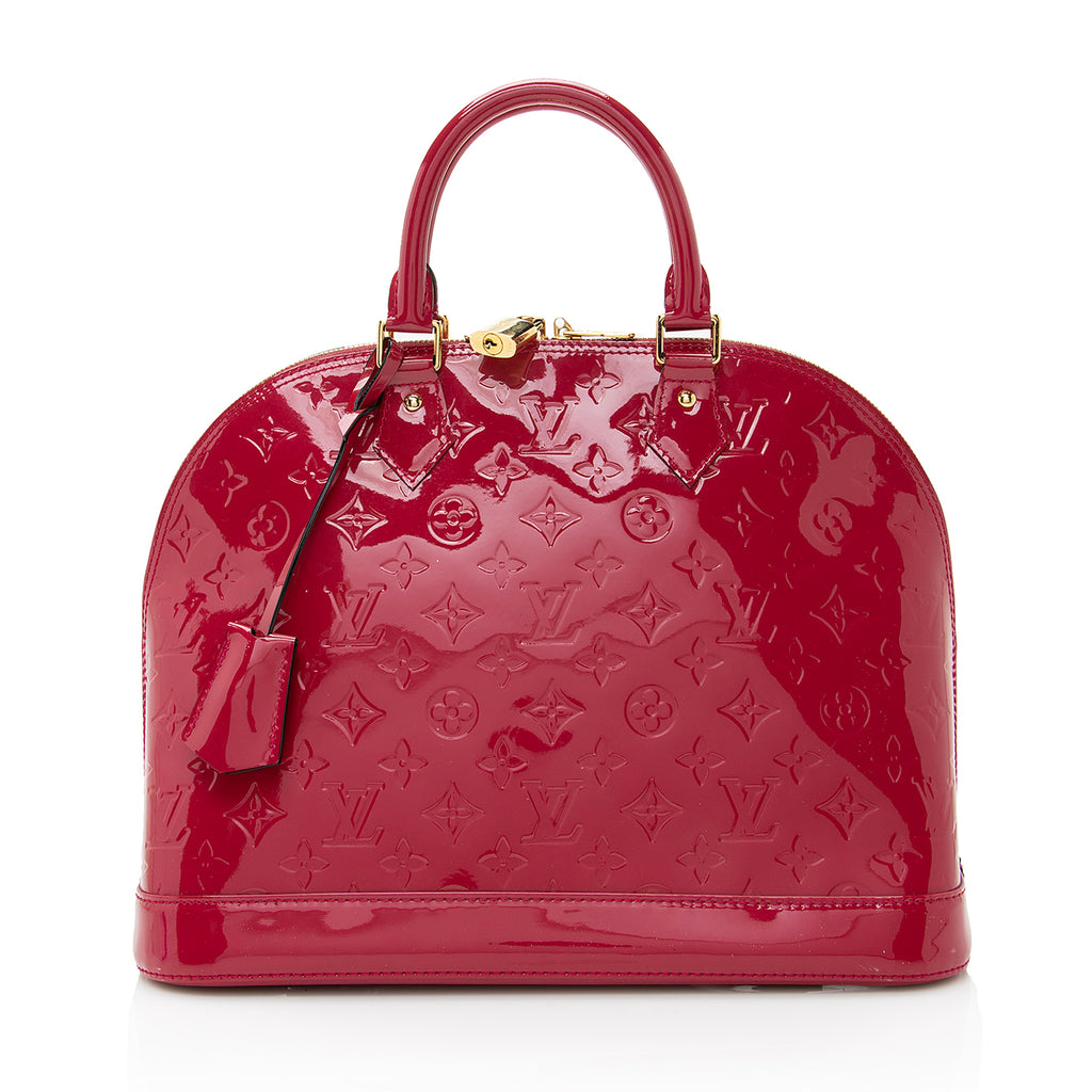 Louis Vuitton - Authenticated Babylone Handbag - Leather Pink Plain For Woman, Very Good condition