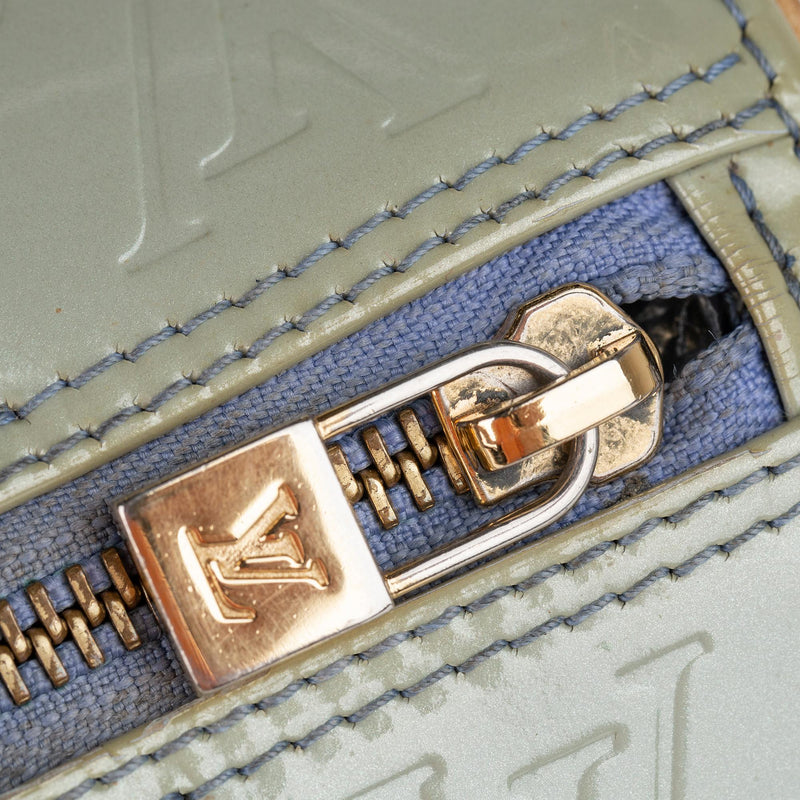 Louis Vuitton, Bags, Louis Vuitton Blue Monogram Vernis Bedford Bag