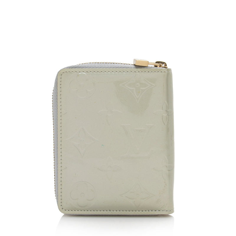 Louis Vuitton Beige Monogram Vernis Zippy Compact Wallet