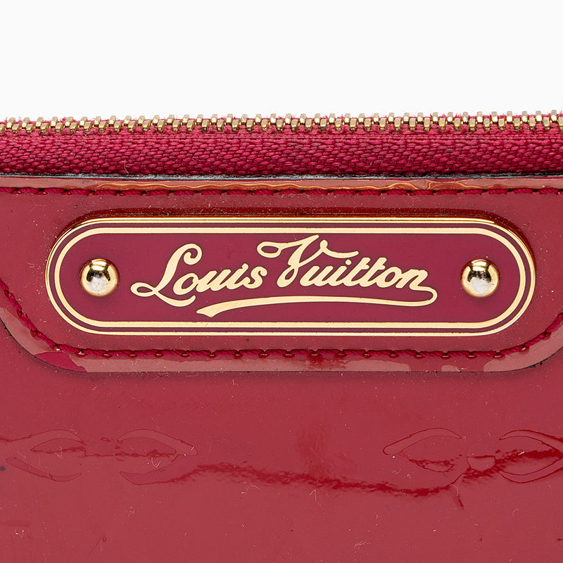 Louis Vuitton Authentic Monogram VERNIS Trousse Cosmetic MM POUCH