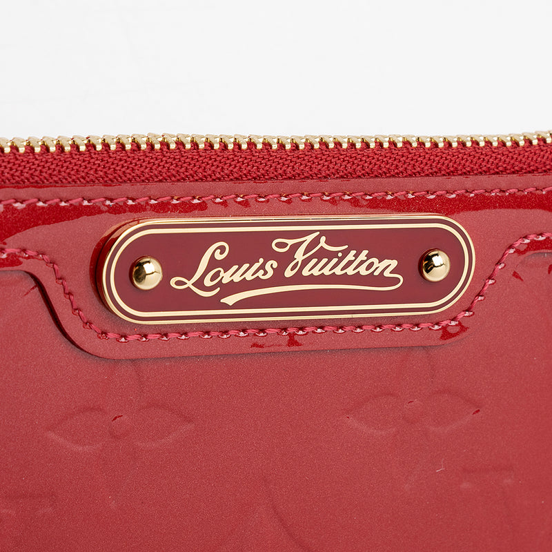 Louis Vuitton Nude Beige Florentine Monogram Vernis Key Pouch