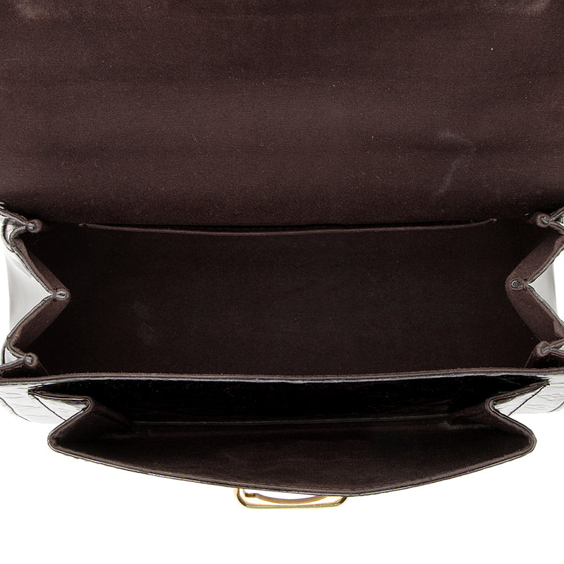 Louis Vuitton Dark Burgundy Monogram Empreinte Vernis Leather Bow