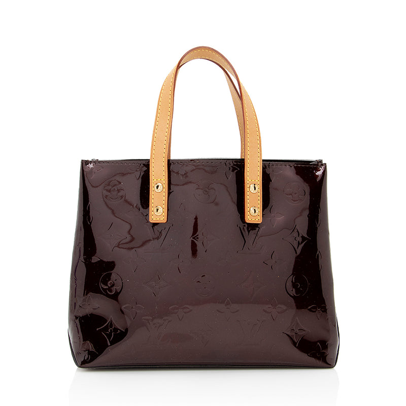 Louis Vuitton Louis Vuitton Reade PM Purple Vernis Leather Hand Bag