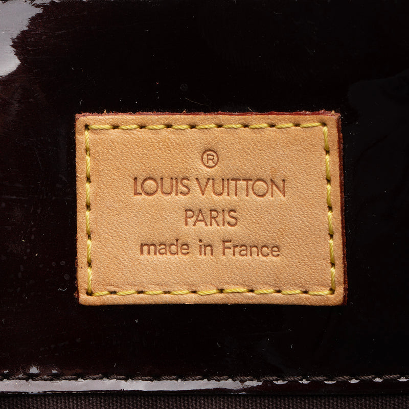 uabat louis vuitton trainer white green purple, White Louis Vuitton  Monogram Vernis Reade PM Handbag