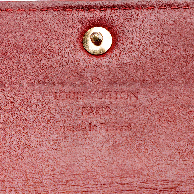 Louis Vuitton Monogram Vernis Sarah Wallet (SHF-56enYg) – LuxeDH