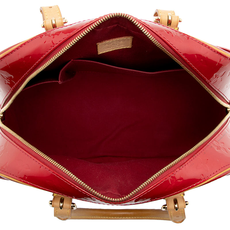 Louis Vuitton Summit Drive Handbag Monogram Vernis Red