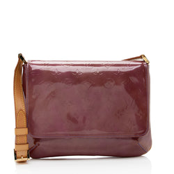 Louis Vuitton Authentic Monogram Purple Vernis Shoulder handbag