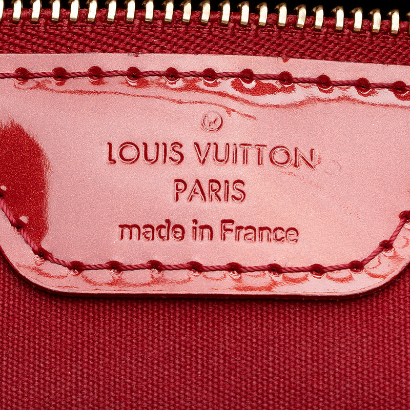 Louis Vuitton Monogram Vernis Wilshire PM Satchel (SHF-21149)