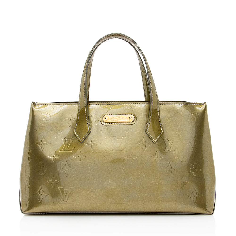 Louis Vuitton, Bags, Pre Loved Louis Vuitton Vernis Wilshire Pm Green