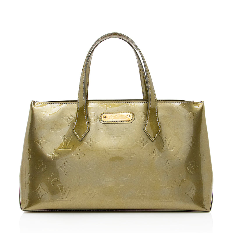Louis Vuitton, Bags, Louis Vuitton Wilshire Handbag Monogram Vernis