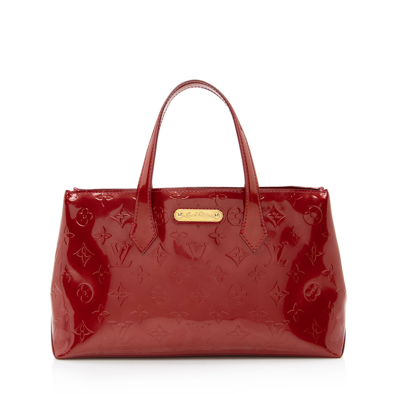 Louis Vuitton Monogram Vernis Wilshire MM - Burgundy Totes, Handbags -  LOU801403
