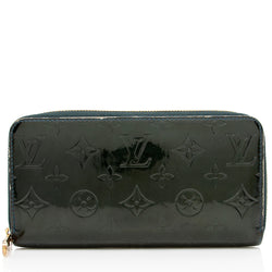 Louis Vuitton, Bags, Louis Vuitton Green Vernis French Purse Wallet