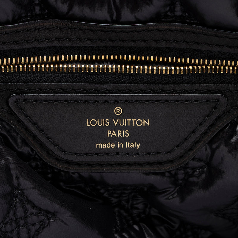 Louis Vuitton Nylon Desire Vertical Lockit MM Satchel (SHF-13751