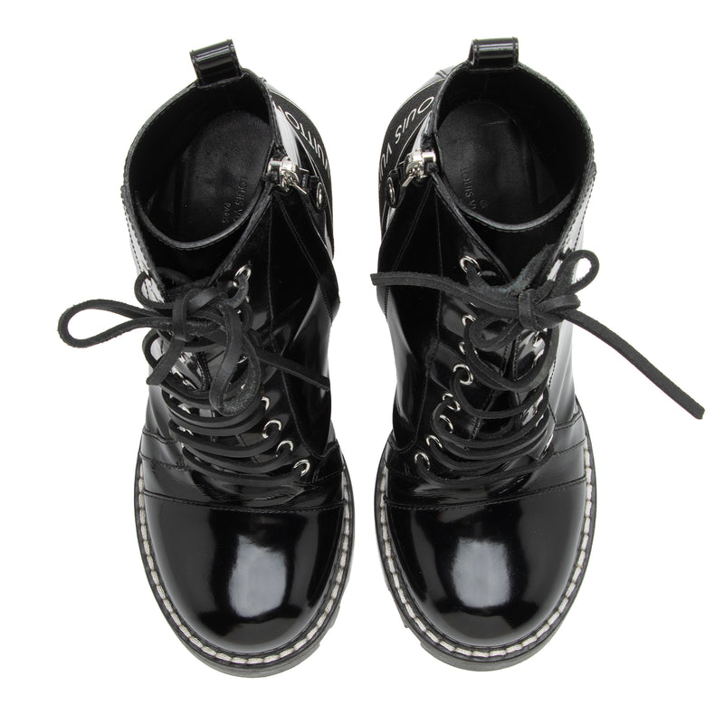 Star Trail leather lace up boots