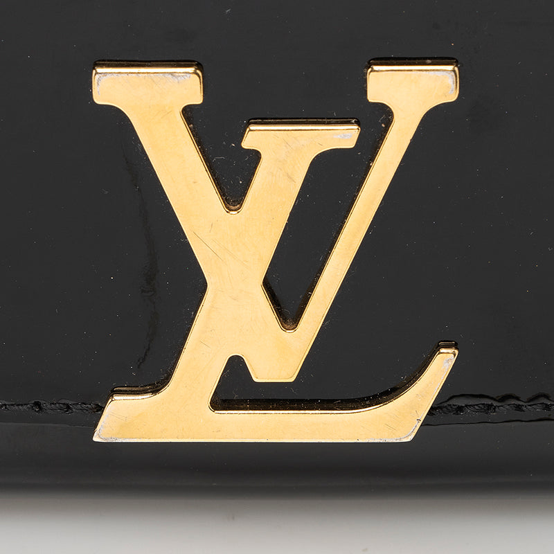 Louis Vuitton Patent Leather Louise Shoulder Bag (SHF-19742)