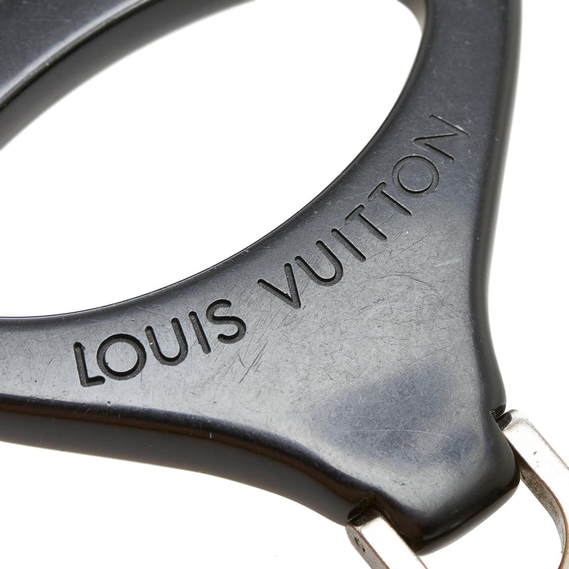 LOUIS VUITTON Epi Z Porte Cles Key Ring Black LV Auth 29146 Metal