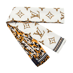 Louis Vuitton, silk scarf with monogram pattern. - Unique Designer