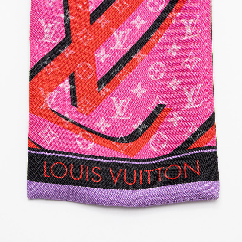 Authentic Louis Vuitton Silk Pink Tribute To Bandeau Twilly Scarf – Paris  Station Shop