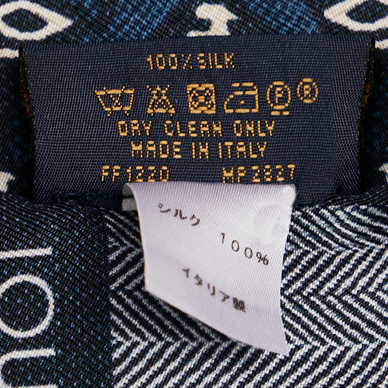 Louis Vuitton - Authenticated Tie - Silk Grey Plain for Men, Very Good Condition