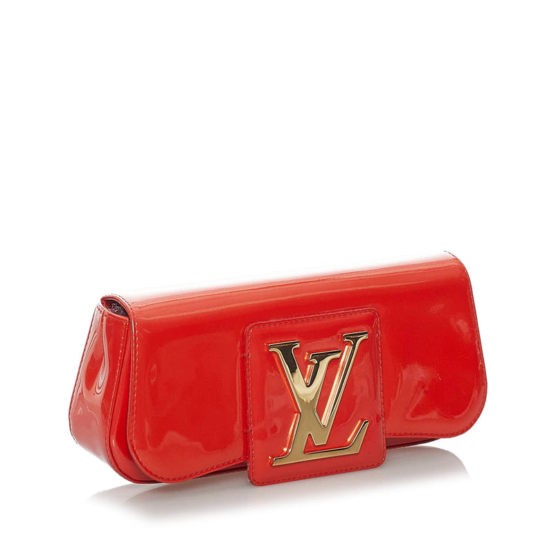 Louis Vuitton Sobe Clutch Bordeaux Patent Leather For Sale at 1stDibs