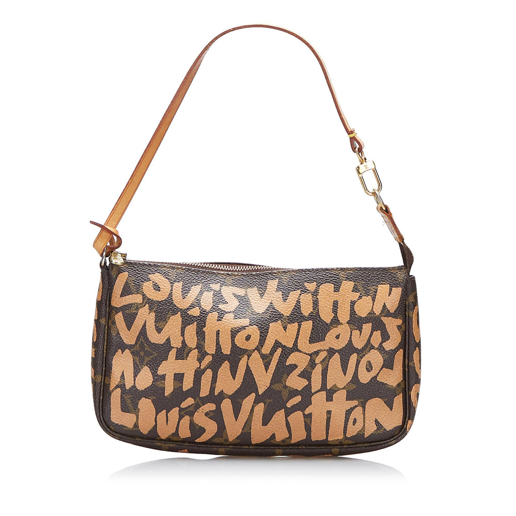 Louis Vuitton Brown White Graffiti Sprouse Carryall Travel Weekend
