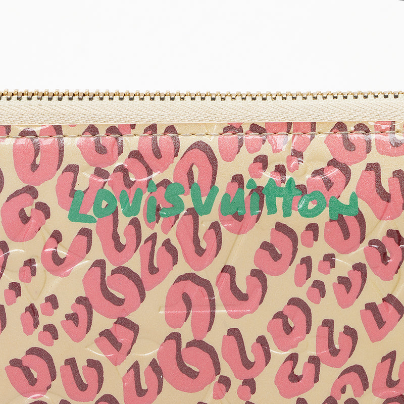 Louis Vuitton x Stephen Sprouse Bleu Infini Leopard Vernis Heart Coin –  LuxuryPromise