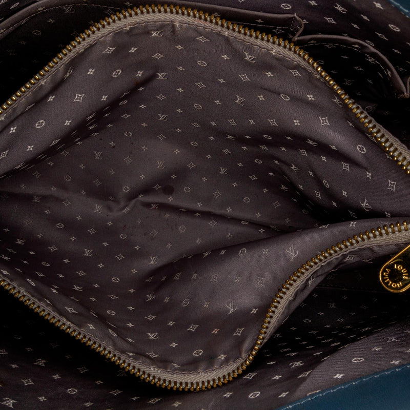 Louis Vuitton Suhali Le Fabuleux Studded Tote Bag Handbag Blue