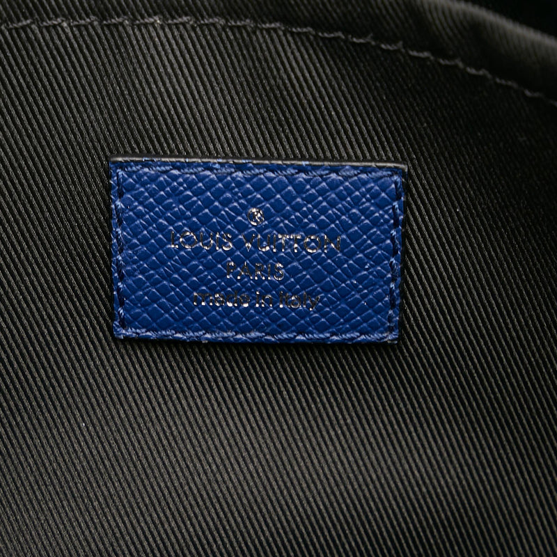 Louis Vuitton Taigarama Denim Blue Monogram Canvas Outdoor Bumbag