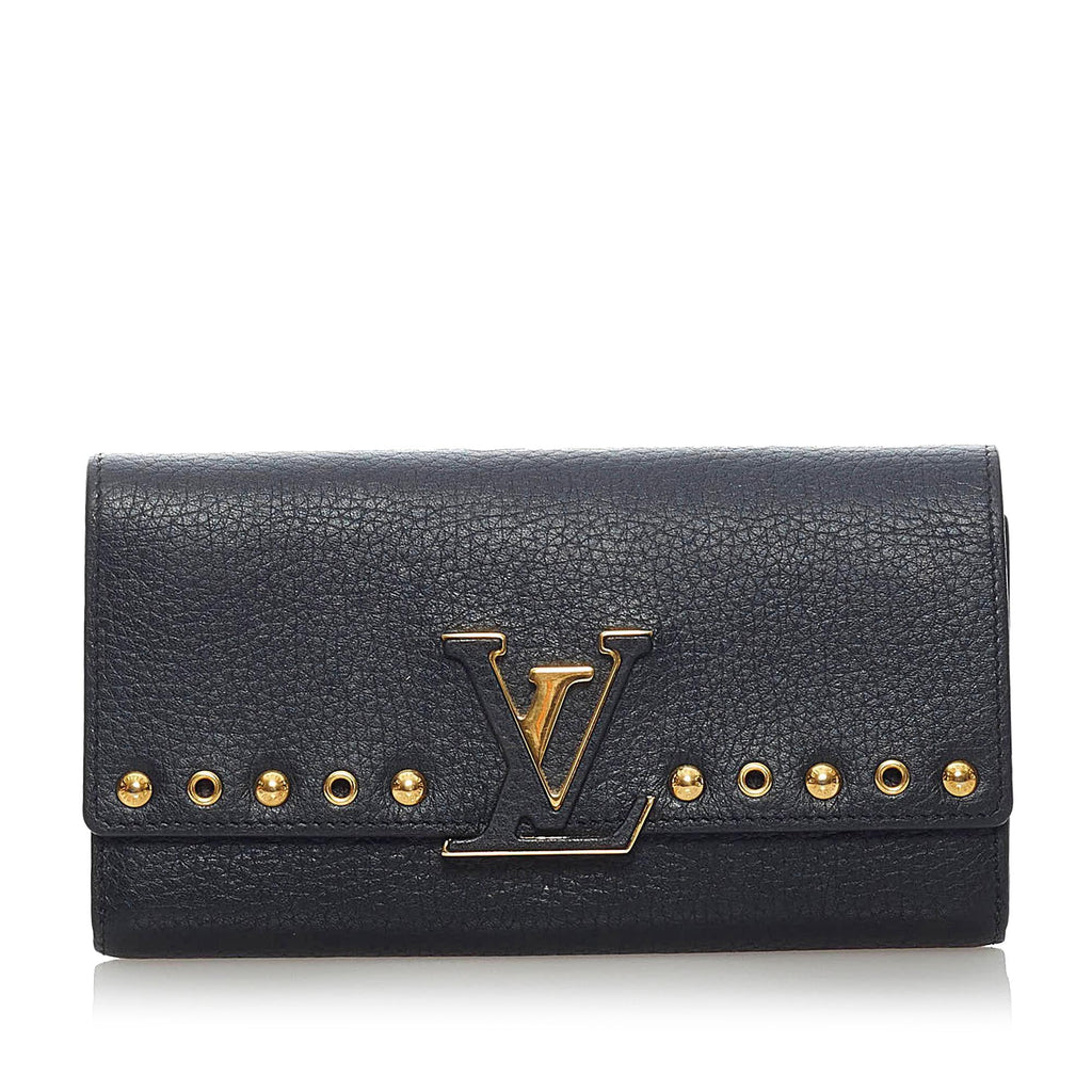 Louis Vuitton - Capucines Wallet - Leather - Black - Women - Luxury