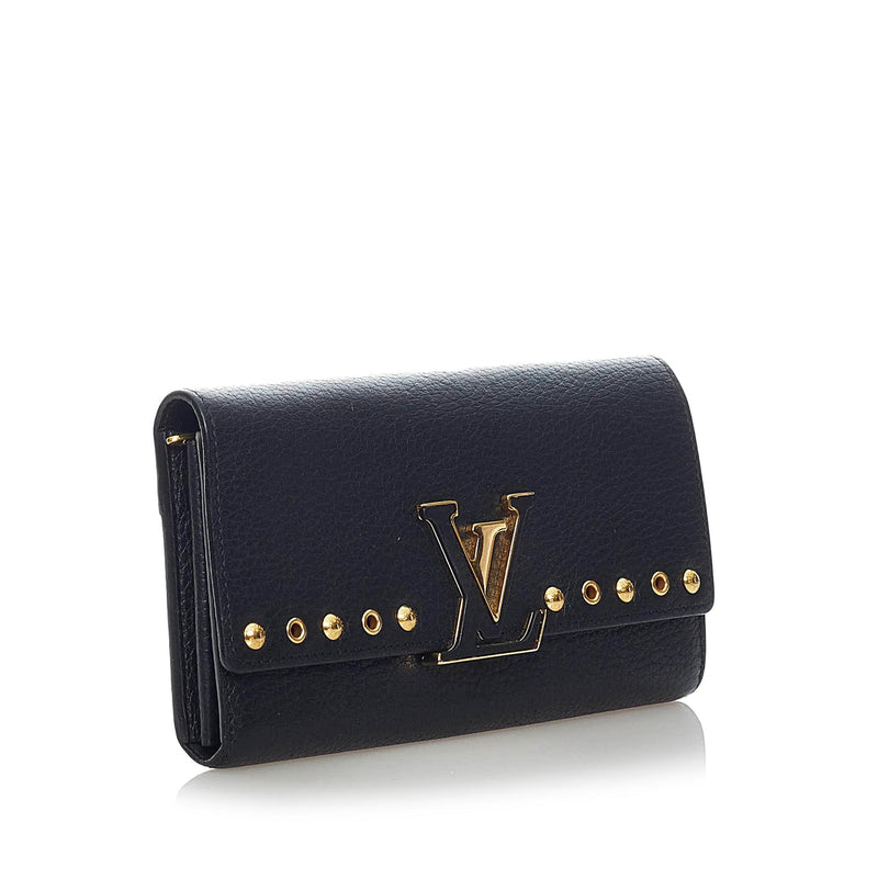 Louis Vuitton Pre-loved Taurillon Capucines Wallet