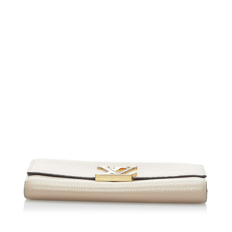 Louis Vuitton Taurillon Capucines Wallet (SHG-34109) – LuxeDH