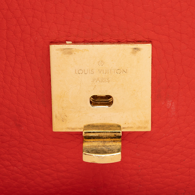 Red Louis Vuitton Taurillon Volta Satchel – Designer Revival