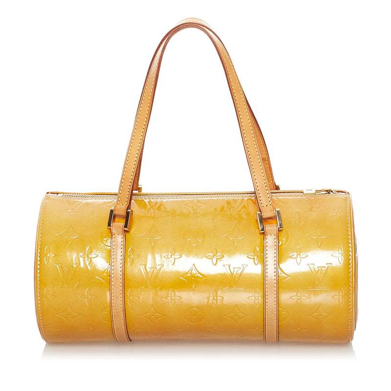 Vintage Louis Vuitton Bedford Yellow Vernis Monogram Shoulder Bag