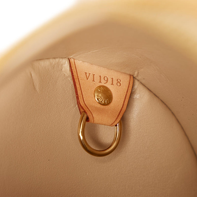 LOUIS VUITTON Monogram Vernis Bedford Hand Bag Beige M91006 LV Auth 28346  Patent leather ref.468499 - Joli Closet