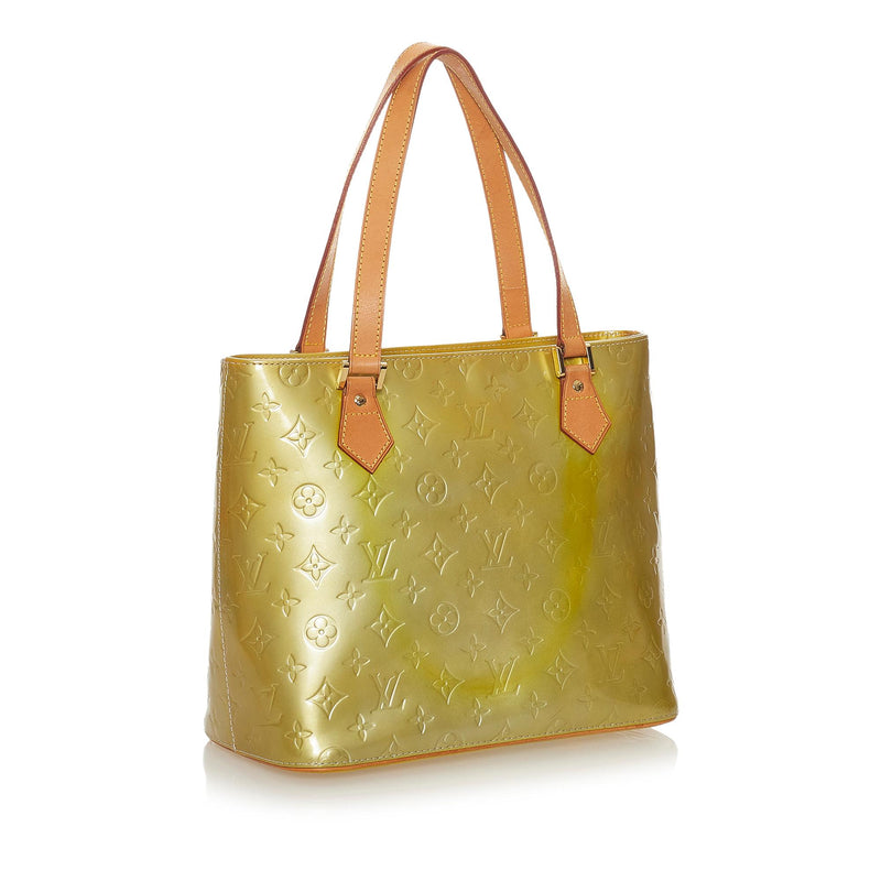 Louis Vuitton, Bags, Authentic Louis Vuitton Houston Yellow Vernis