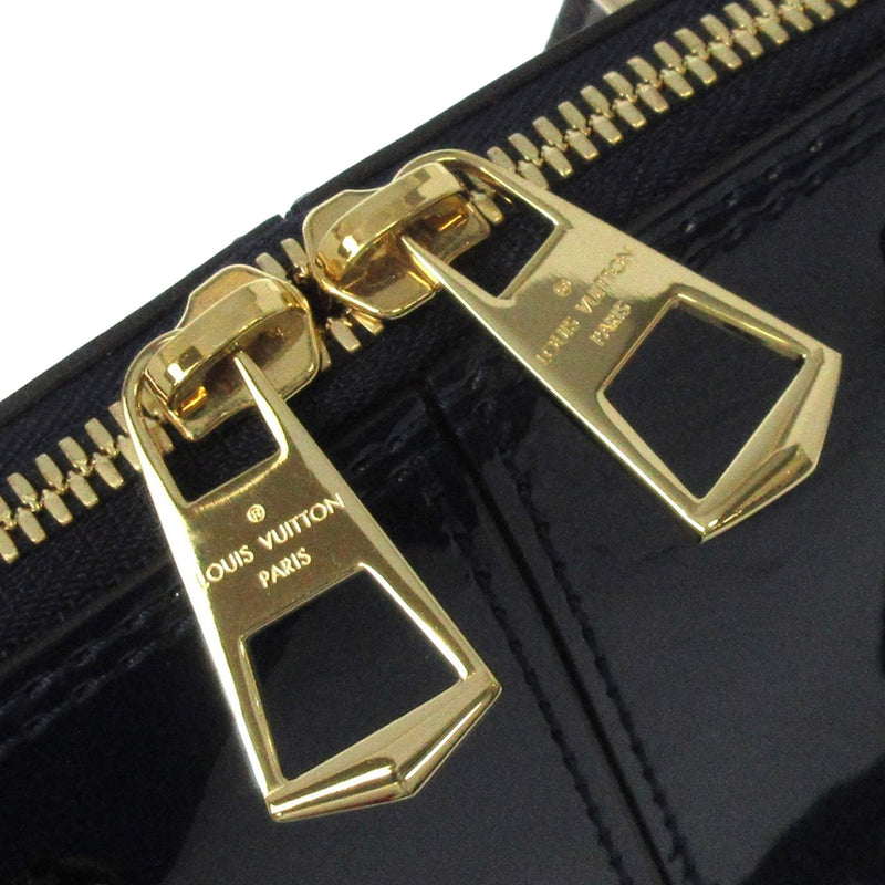 Louis Vuitton Gold Monogram Miroir Vernis Alma GM Bowler Bag 56lvs423