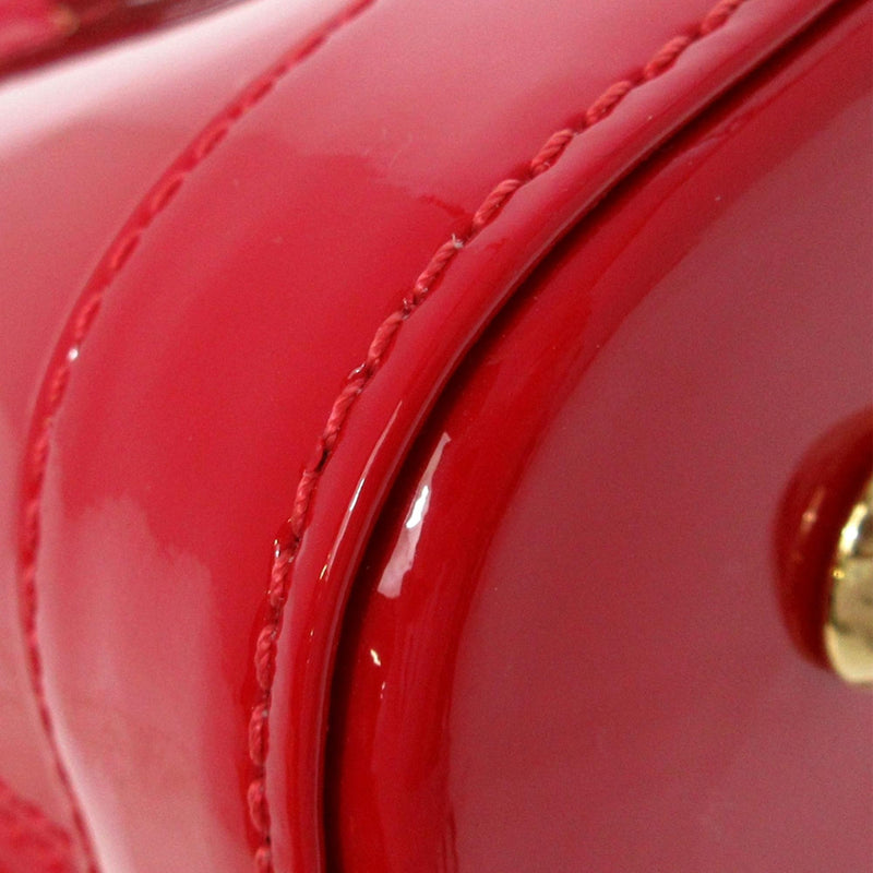 Louis Vuitton Pink Vernis Miroir Alma BB Leather Patent leather