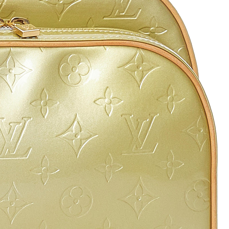 Louis Vuitton Monogram Vernis Murray Mini Backpack Yellow-Green 872872