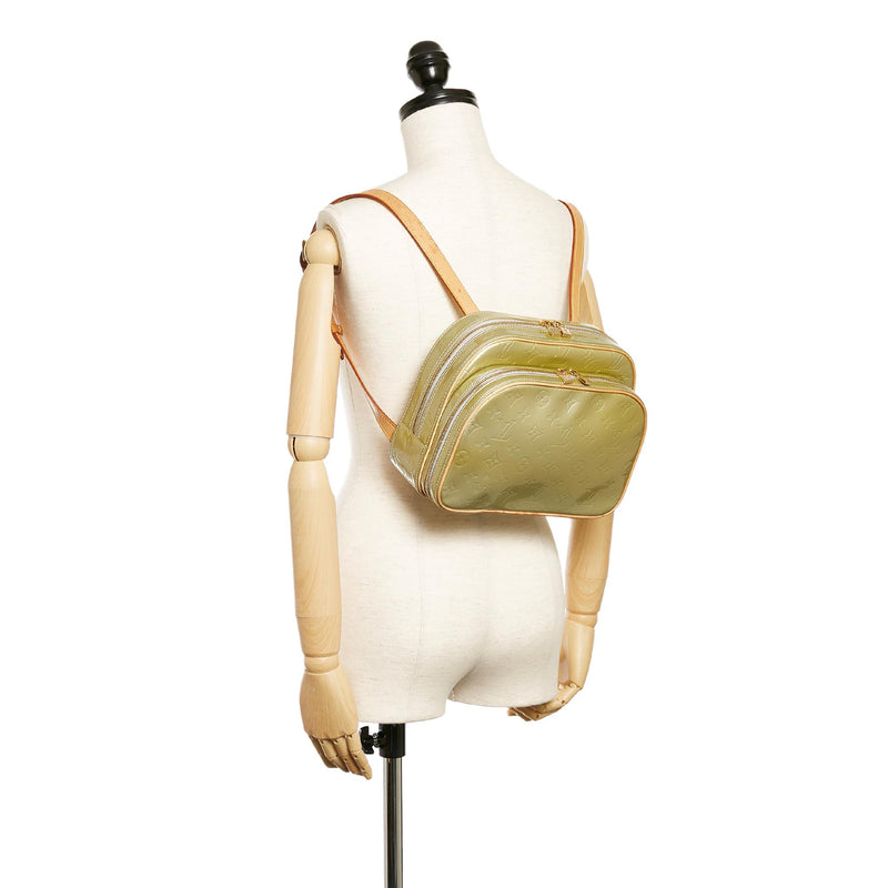 LOUIS-VUITTON Vernis Murray M91039 Backpack Patent Yellow *Rank AB*  Authentic